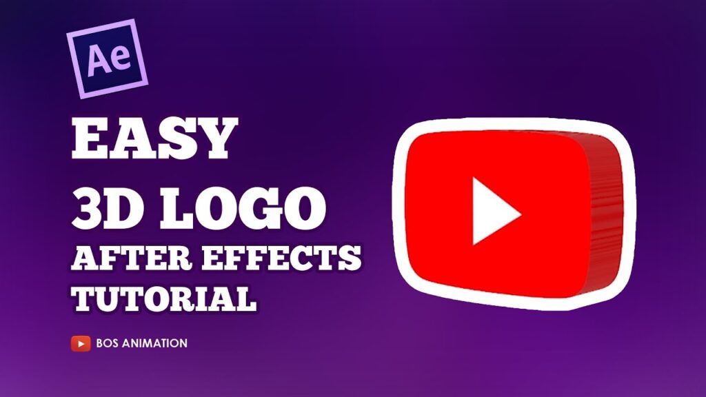 Tutorial After Effects – Membuat Animasi Logo 3D